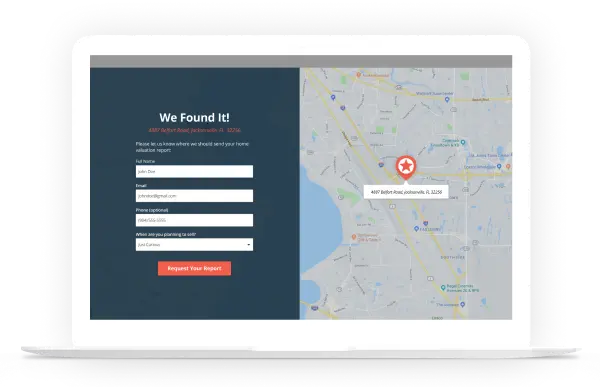 Seller Lead Capture Page